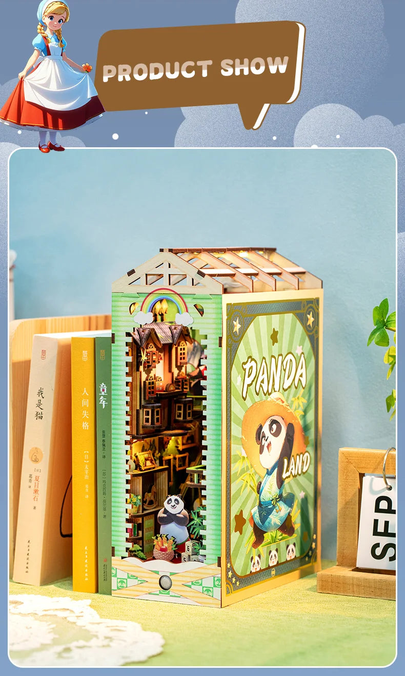 Panda Land Series DIY Book Nook Kit - View 11 of 25