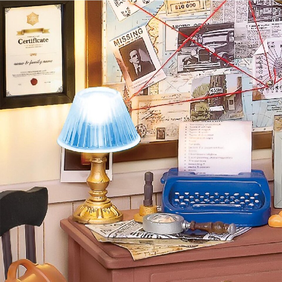 Rolife Mose's Detective Agency DIY Dollhouse Kit