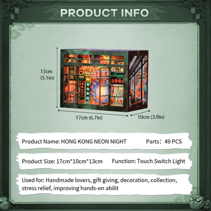 Living Room Story DIY Book Nook Kit - Finished Display