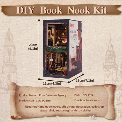 Rose Detective Agency DIY Book Nook Kit