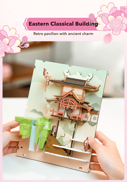 Rolife Falling Sakura Book Nook Kit
Step