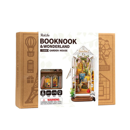 Rolife Garden House  DIY Book Nook Kit