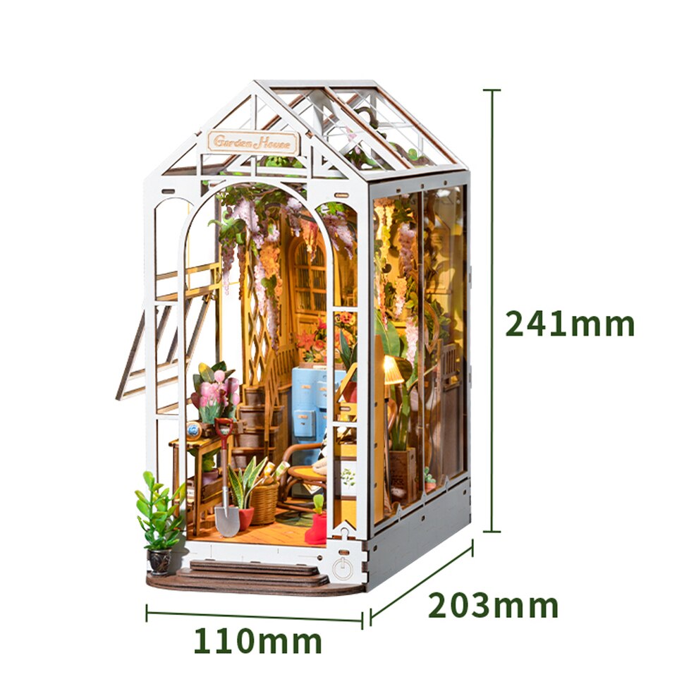 Rolife Garden House  DIY Book Nook Kit
