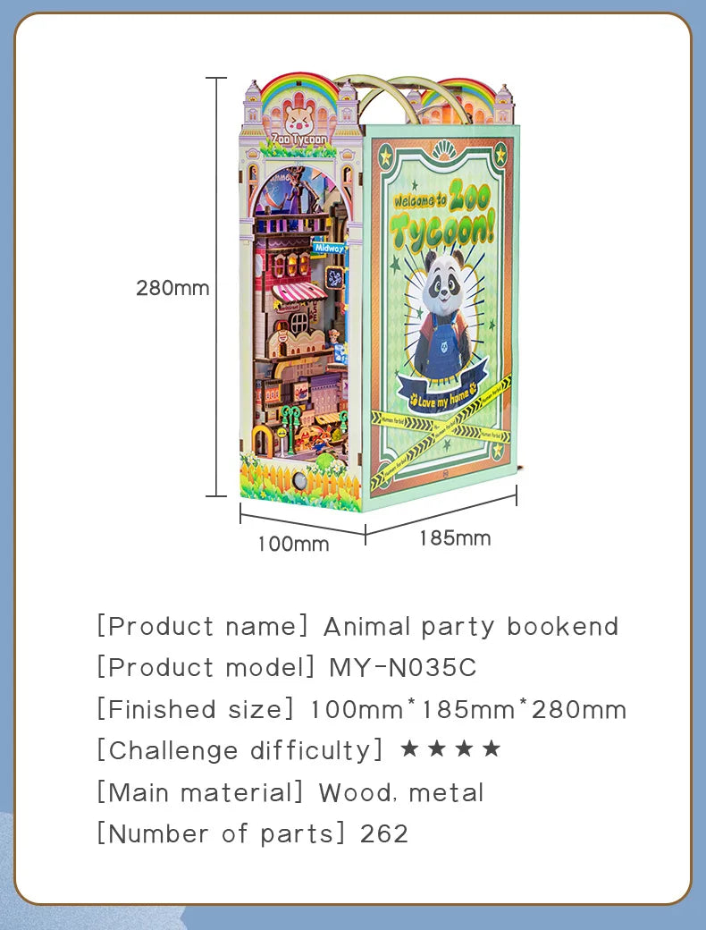 Panda Land Series DIY Book Nook Kit