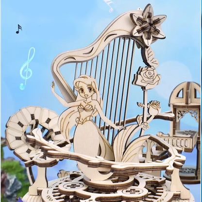 Mystery Island 3d wooden puzzle – finished result