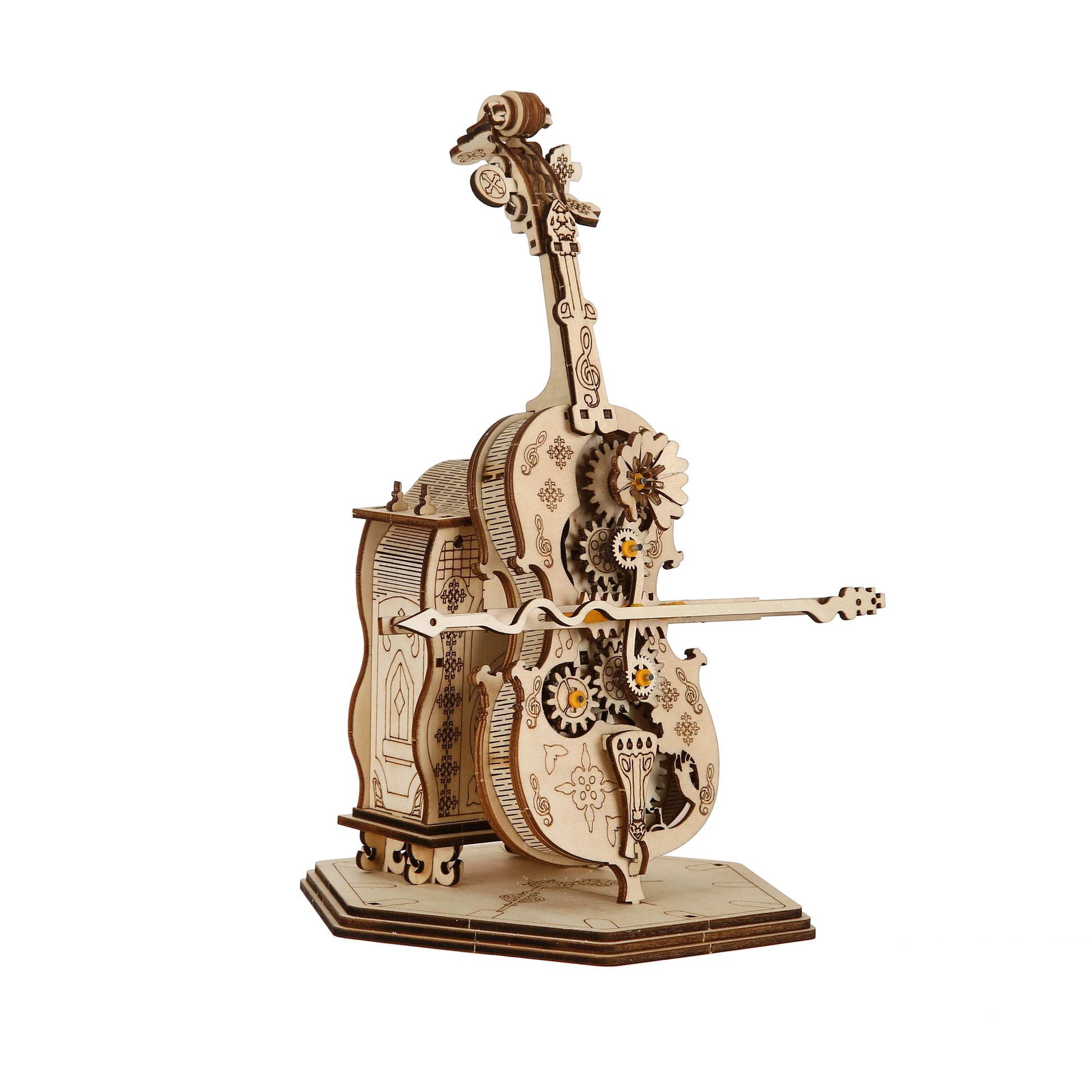 Violoncello 3D Car Scale Model Model 3d wooden puzzle – complete kit