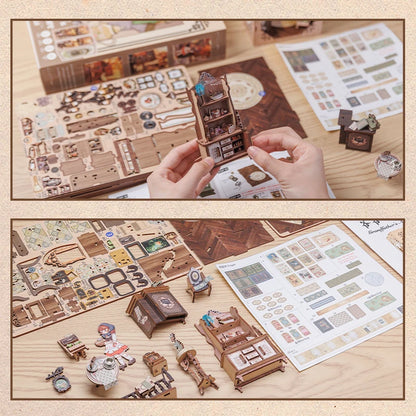 CUTEBEE Book Nook Kit Sets