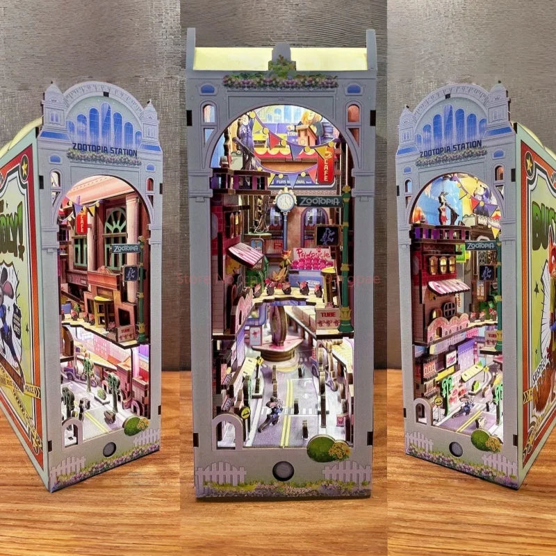 Zootopia Judy DIY Book Nook Kit - Packaging Contents