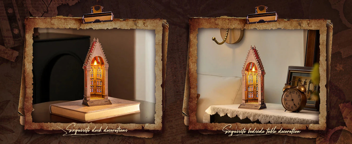 Tg Series Gothic Architecture Building 3 book nook kit – view 19