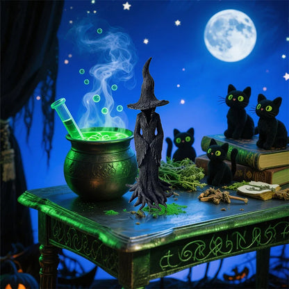 Gothic Ghost Witch Statue book nook kit – view 14
