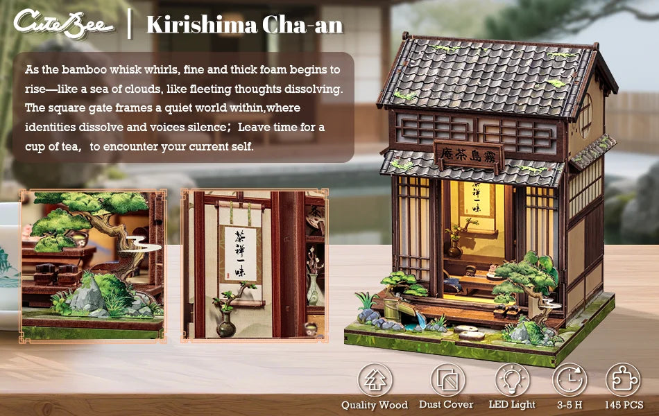 Miniature Bookshelf Insert Wooden book nook kit – view 20