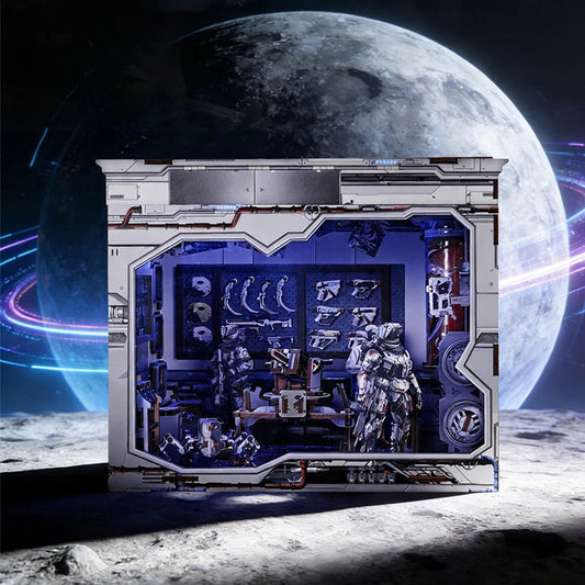 Space Station DIY Miniature House Kit - Complete DIY Kit