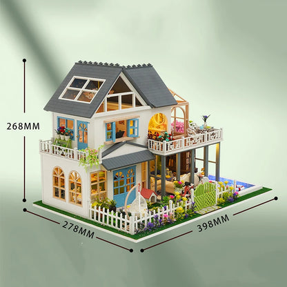 Modern Villa DIY Miniatyrhuskit
