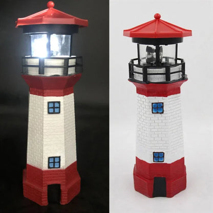 Solar Rotating Lighthouse Decor book nook kit – building process