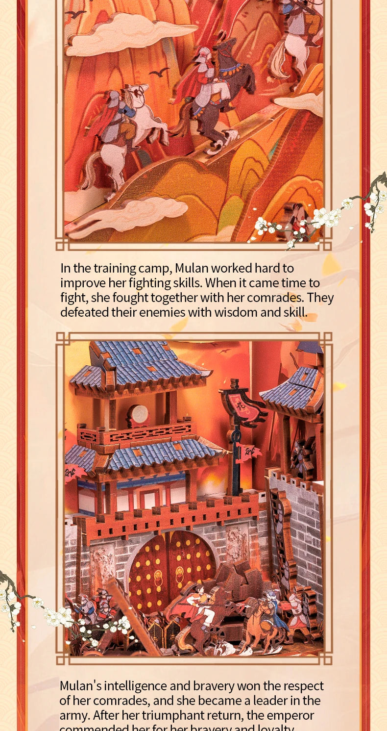 Legend of Mulan DIY Book Nook Kit