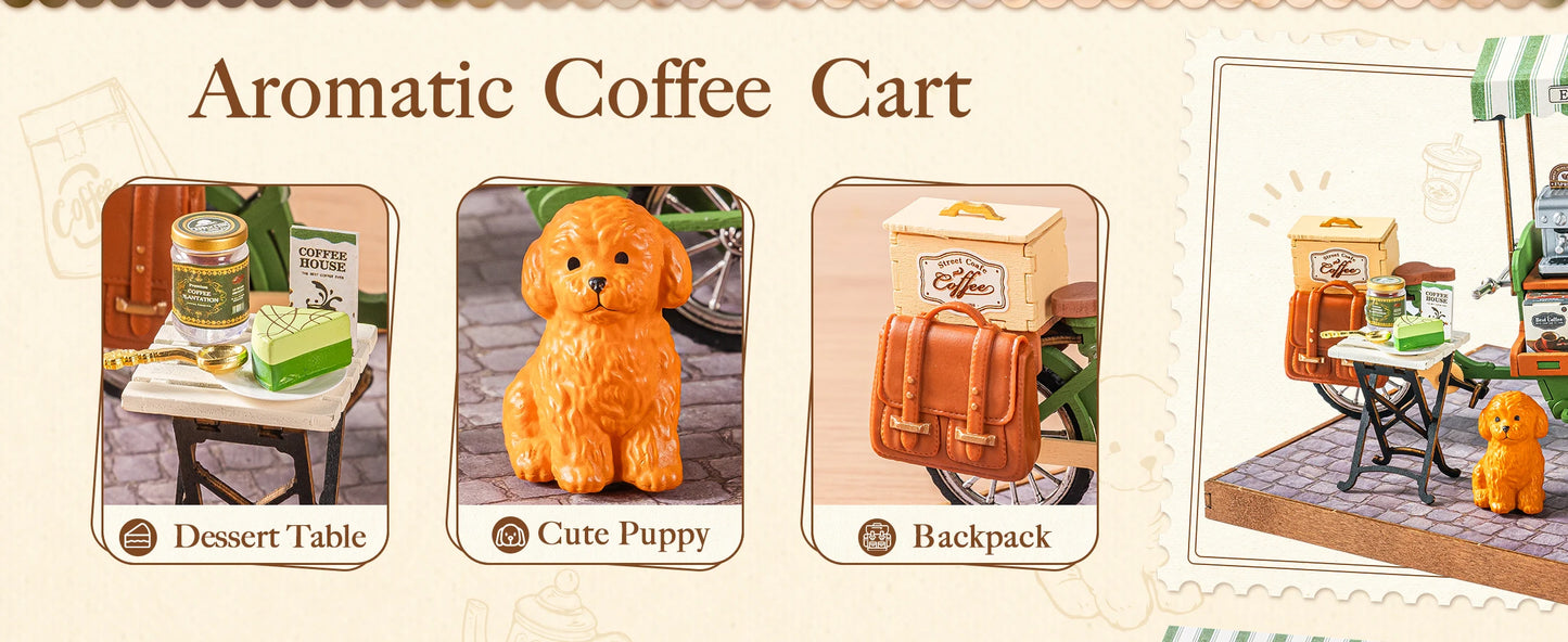 Vienna Bookstore Foldable 2 Story European miniature house kit – view 14