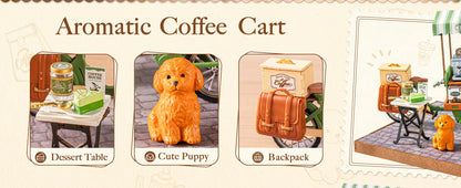 Vienna Bookstore Foldable 2 Story European miniature house kit – view 14