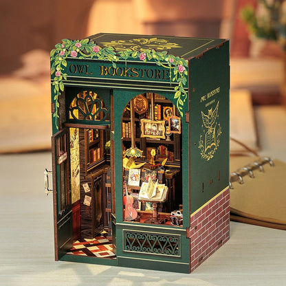 Owl Bookstore DIY Booknook Kit