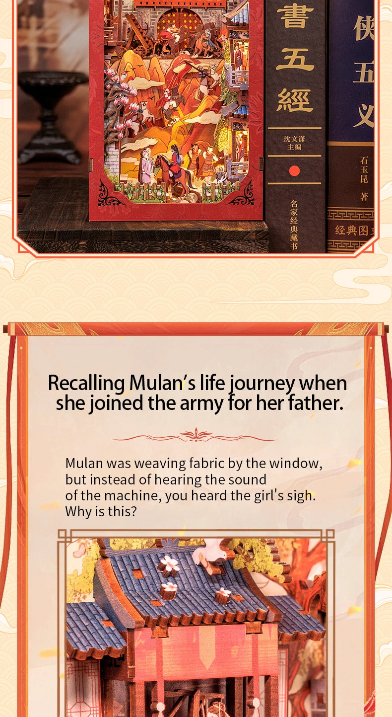 Legend of Mulan DIY Book Nook Kit