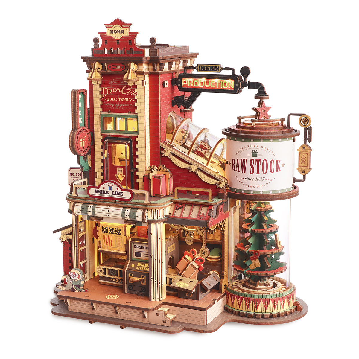 Robotime Rokr Dream Gift Factory DIY Music Box Kit