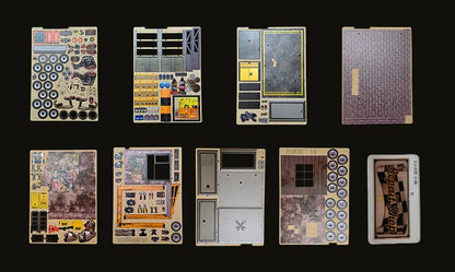 Motorcycle Repair Shop Wooden Miniature Model 3d wooden puzzle – view 23