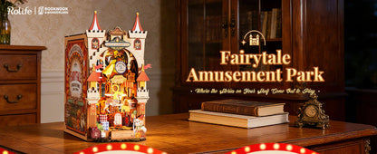 Fairytale Amusement Park book nook kit – detailed view