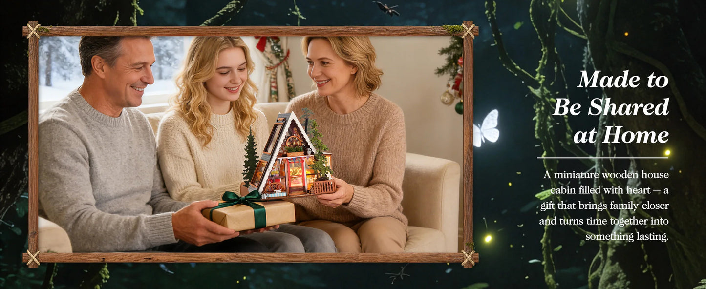 A-frame Cabin 3d wooden puzzle – view 12