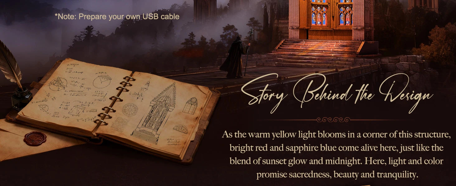 Tg Series Gothic Architecture Building 3 book nook kit – view 15