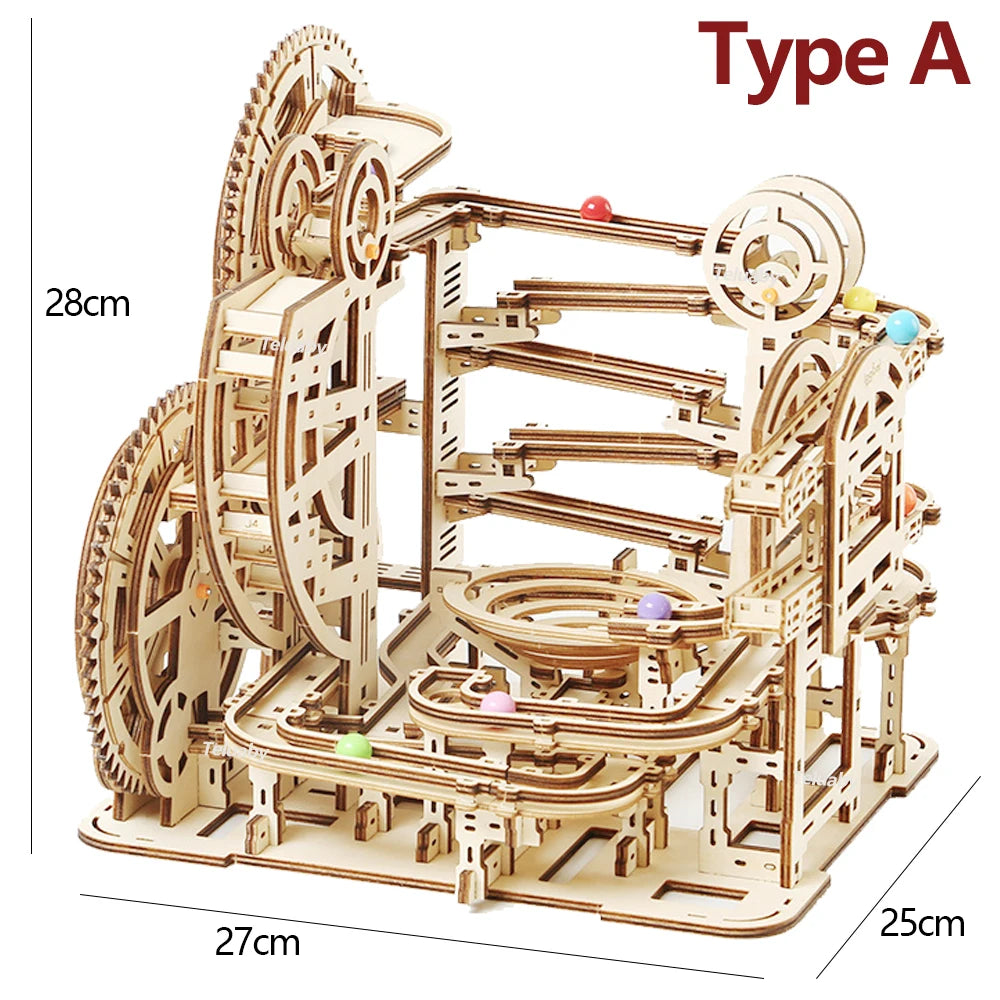 Marble Runs Mechanical Puzzles Self 3d wooden puzzle – view 45
