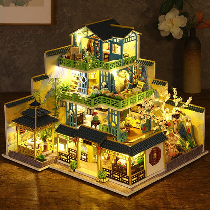 Japanese Garden DIY Dollhouse Kit