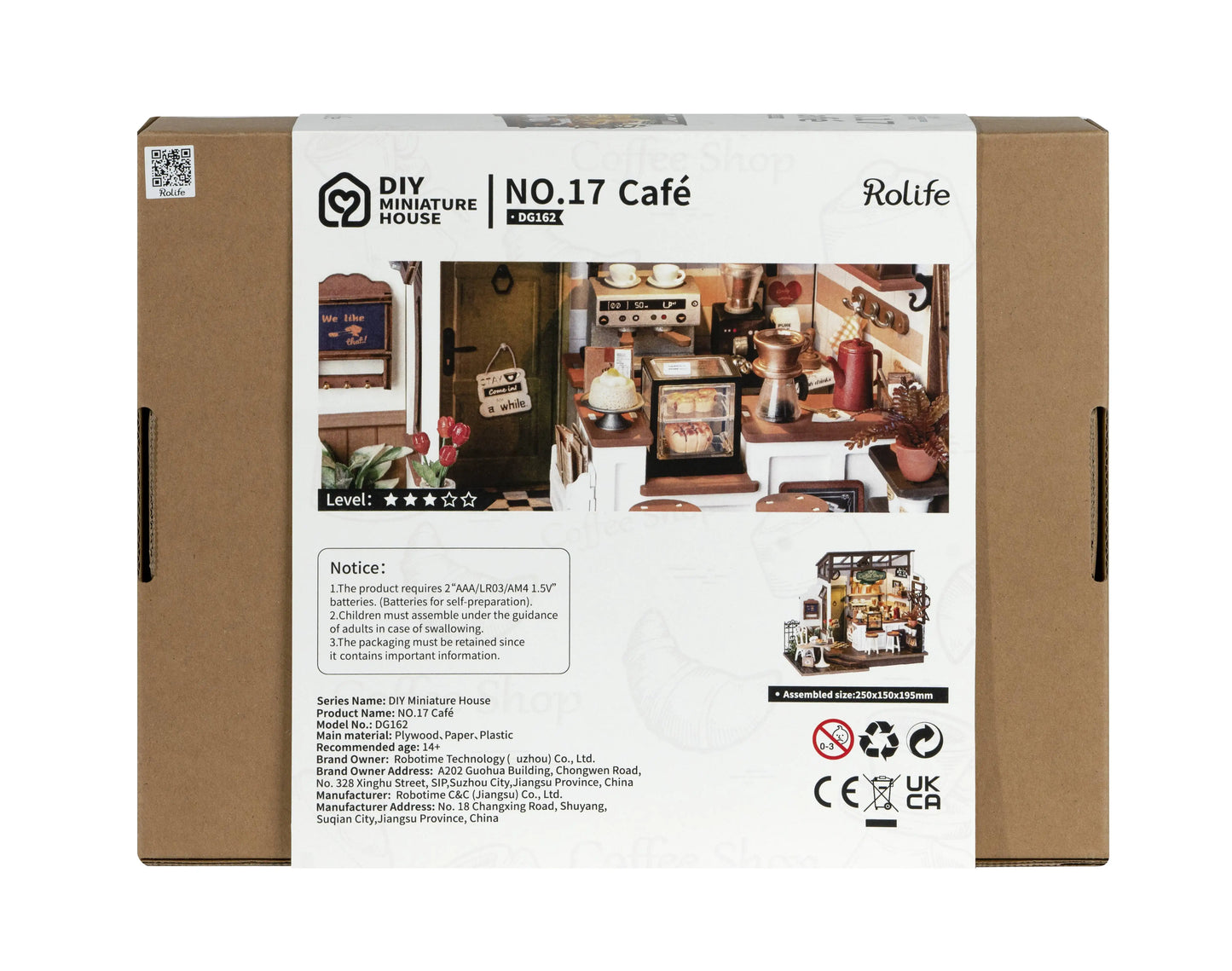 Rolife No.17 Café Miniature House Kit