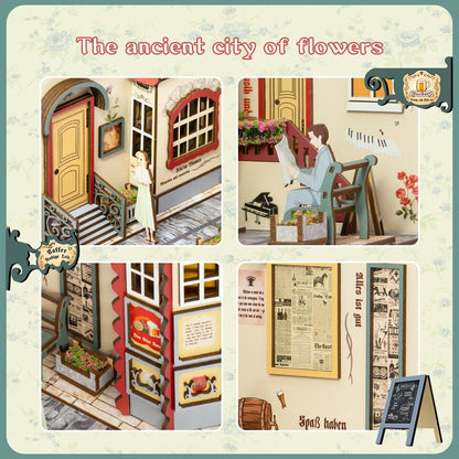 Cutebee The Ancient City of Flowers DIY Book Nook Kit