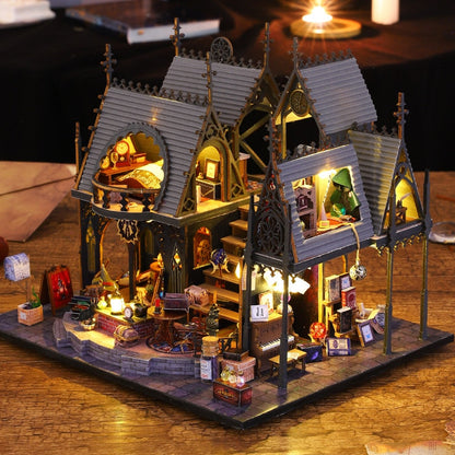 Luna Magic House Retro DIY Dollhouse Kit