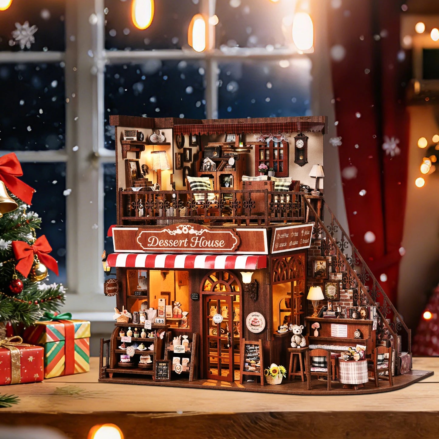 Cute Cake Shop DIY Book Nook Kit - Interior Design