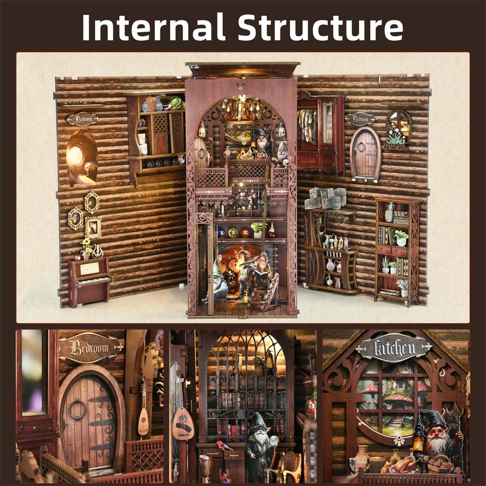Dwarf’s House DIY Book Nook Kit