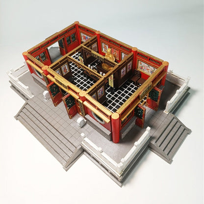 Chinese Temple of Wealth DIY Dollhouse Kit