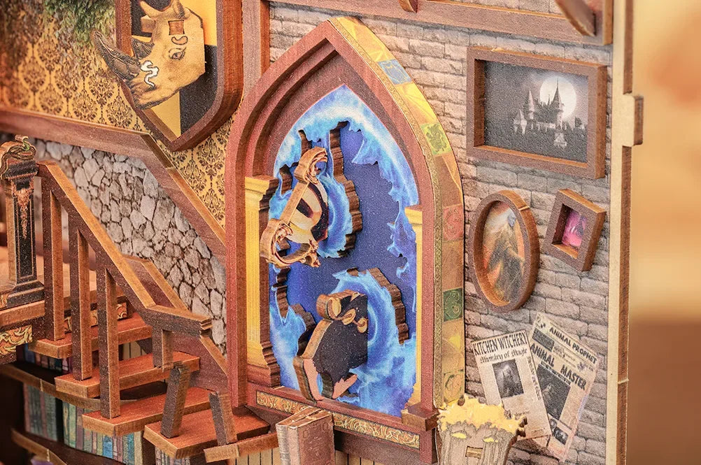 Fantastic Animals DIY Book Nook Kit - Interior Design