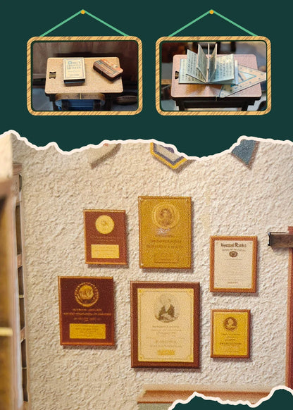 Wooden the Classroom Miniature Student Days 3d wooden puzzle – view 26