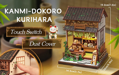 Miniature Bookshelf Insert Wooden book nook kit – view 40