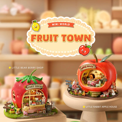 Wooden Miniature Furniture miniature house kit – close-up details