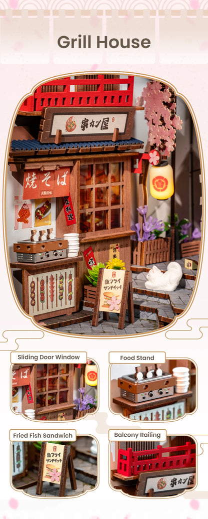 Sakura Wine Alley DIY Booknook Kit