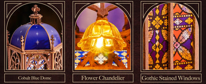 Tg Series Gothic Architecture Building 3 book nook kit – view 11