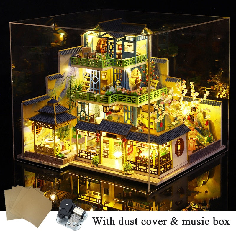 Japanese Garden DIY Dollhouse Kit