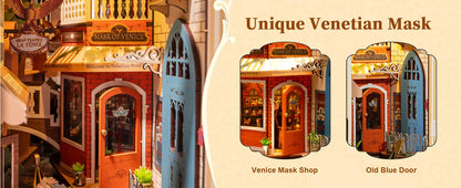 Robotime Romantic Venice Book Nook Kit