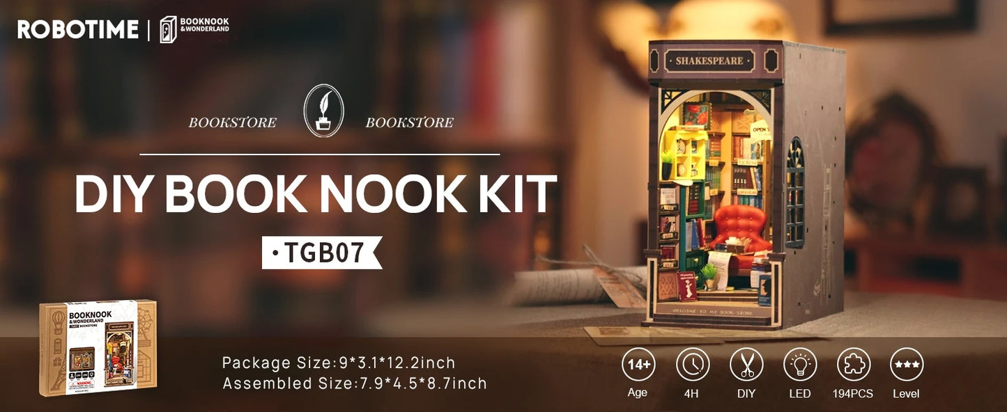 Shakespeare DIY Book Nook Kit