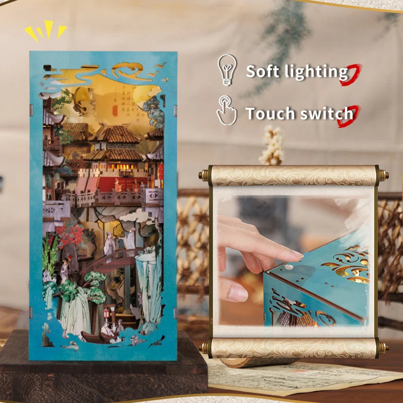 CUTEBEE Book Nook Kit Sets