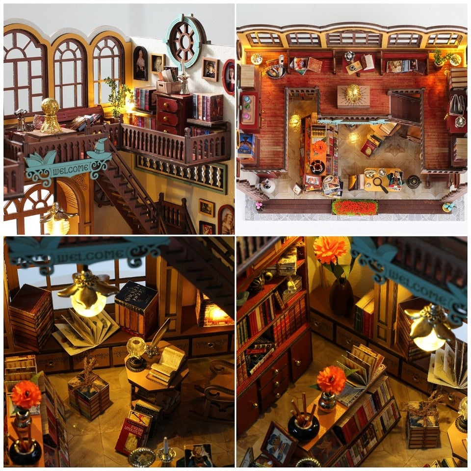 Magic Book House DIY Dollhouse Kit