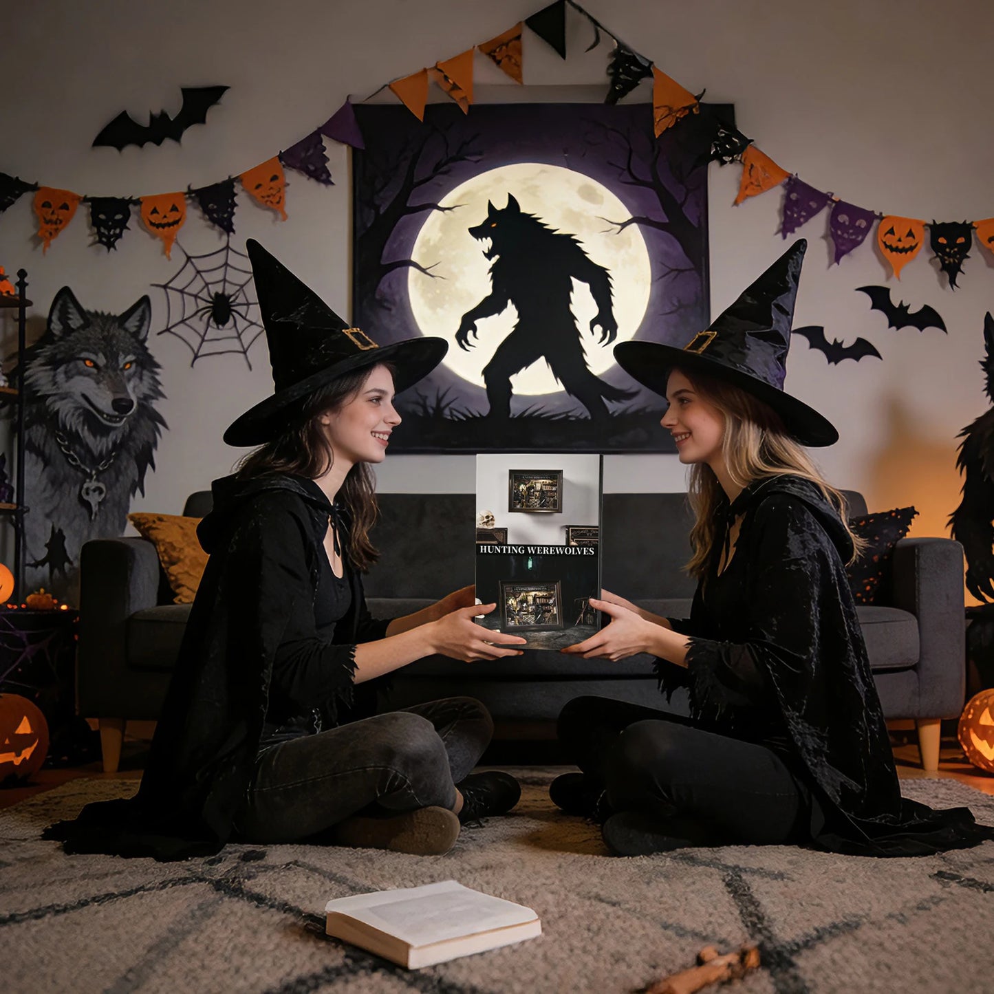 Werewolf Hunter DIY Book Nook Kit - Packaging Contents