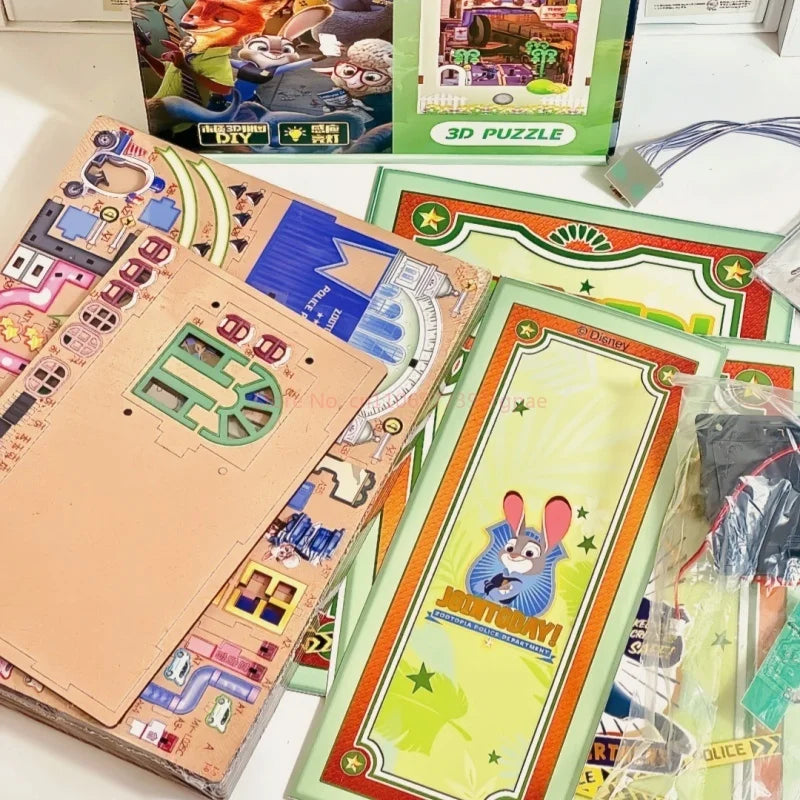 Zootopia Judy DIY Book Nook Kit - Finished Display
