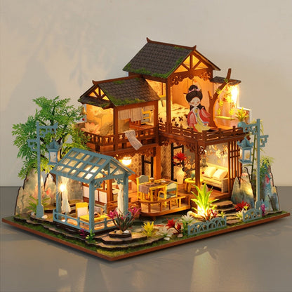 Chinese Ancient Garden Room DIY Dollhouse Kit